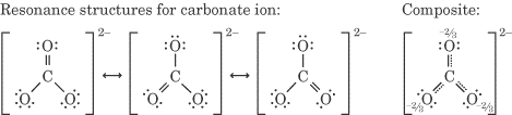 Notice that resonance structures differ only in electron pair positions, no...